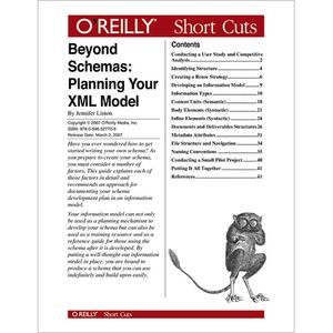 Beyond Schemas: Planning Your XML Model
