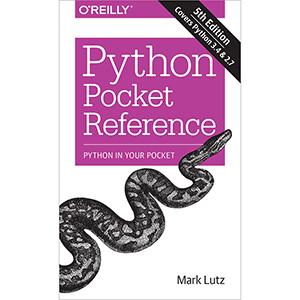 Python Pocket Reference, 5th Edition