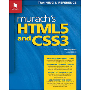 Murachs HTML5 and CSS3